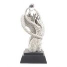 Abstract Stone Effect Couple Figurine, Small