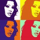 8x10 Christina Aguilera Popart Print Celebrity Picture