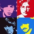 8x10 The Beatles Popart Print Celebrity Pop Art Picture Limited Edition