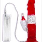 i-vibe Suction Cup Rabbit Vibrator - Red