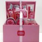 Raspberry Auressence Bath Collection in Cloth Covered Box