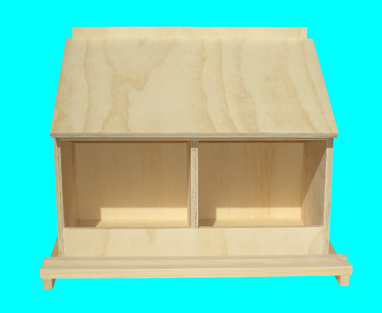 Chicken Nest Box For Bantams 2 Hole Wall Mount