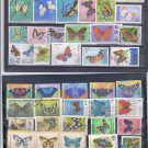 50 Different BUTTERFLY stamps