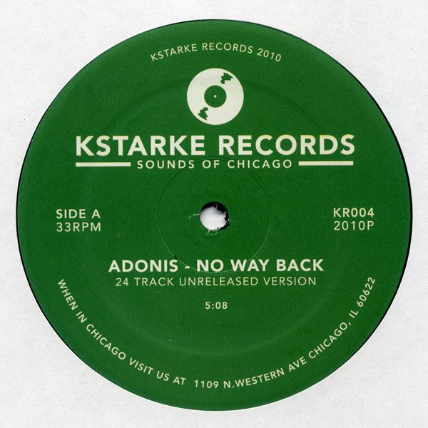 KR004 - Adonis - No Way Back (12") KSTARKE RECORDS