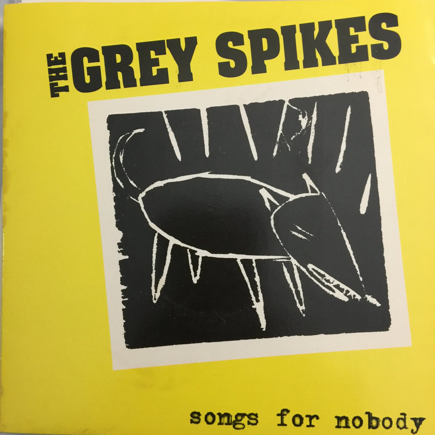 VGR002 - The Grey Spikes - Songs For Nobody (7") VITAL GESTURE RECORDS