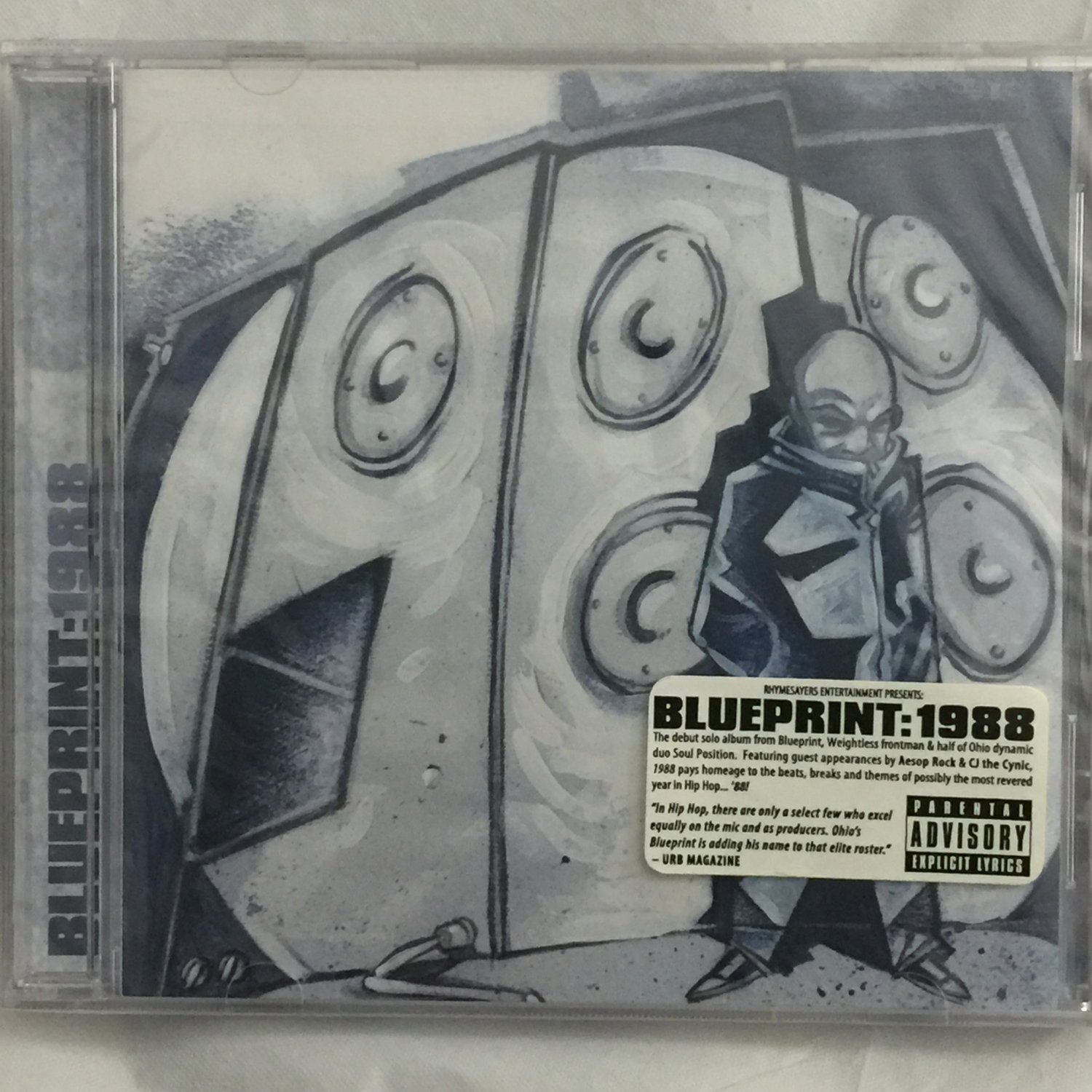 RS0057CD - Blueprint - 1988 (CD) RHYMESAYERS ENTERTAINMENT