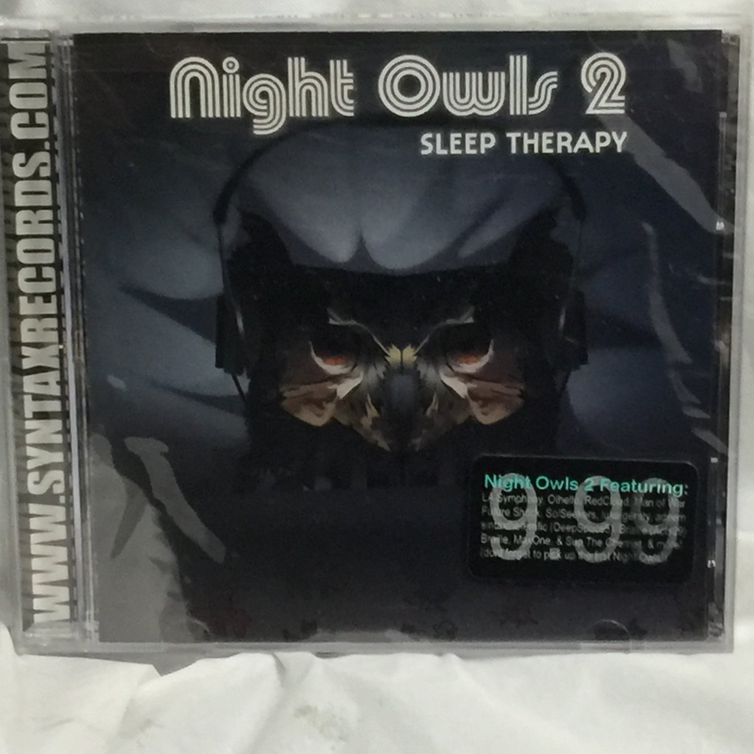 SYD7618CD - Various - Night Owls 2: Sleep Therapy (CD, Comp) SYNTAX RECORDS