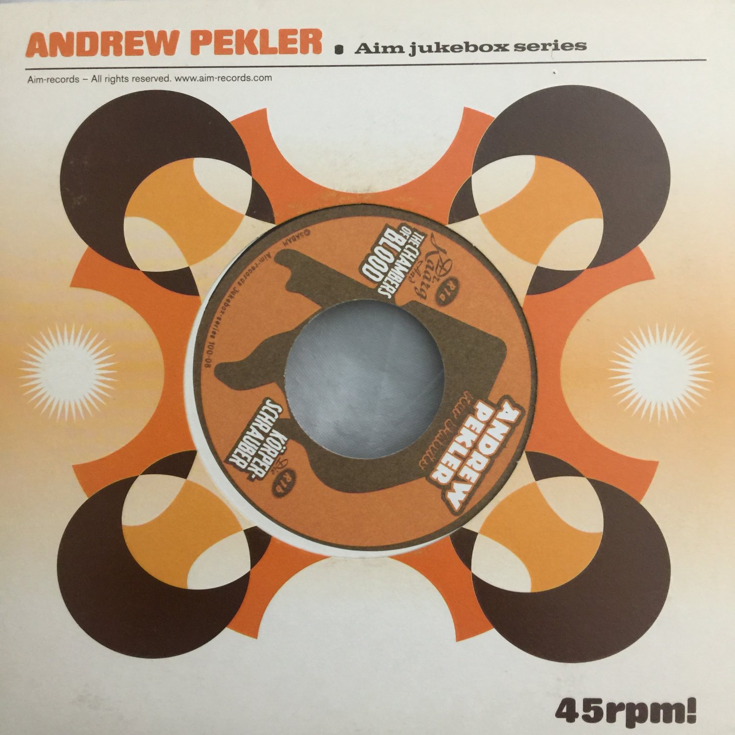 AIM10008 - Andrew Pekler - Jukebox Series #8 (7") AIM-RECORDS