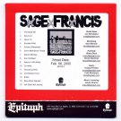 867092CD - Sage Francis - A Healthy Distrust (CDr) EPITAPH