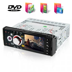 3.5-Inch TFT Car DVD and TV Player - USB Port + SD/ MMC/ MS Slot