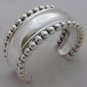  ELEGANT TAXCO STERLING SILVER MIRROR CUFF BRACELET