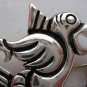 WILLIAM SPRATLING REPRODUCTION SILVER OBSIDIAN PENDANT-PIN