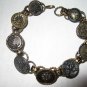 Antique Victorian Picture Button Bracelet 2