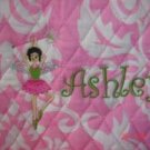 BALLET BALLERINA BAG TOTE PINK WHITE MONOGRAMMED NEW