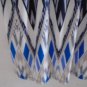 TUNIC TOP BLOUSE Women's Medium Blue Black White Beige Sleeveless Racerback EUC