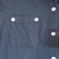 RUE 21 WOMEN'S Button Down Blouse Shirt Top Size Medium Charcoal Gray Pockets