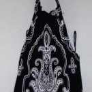 WHITE HOUSE BLACK MARKET SIGNATURE KNIT HALTER TOP Size Small Imperial Design