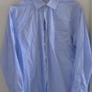 MICHAEL KORS MEN'S SHIRT Casual Button Down Blue White Plaid 17 32/33 Long Sleev