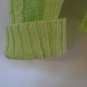 JUSTICE SWEATER Cable Knit  Light Green Slight Shimmer Girl's Size 18 V-Neck NWT