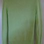 JUSTICE SWEATER Cable Knit Light Green Slight Shimmer Girl's Size 18 V-Neck NWT