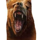 WOMENS HALLOWEEN COSTUME SCARY GRIZZLY BEAR T-SHIRT DRESS SLEEVELESS S, M, L NWT
