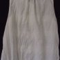 WOMEN'S Button Down Blouse ANN TAYLOR LOFT Small White Lace Sleeveless Summer