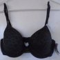 BRA 34 D Calvin Klein Demi Gray Floral Lace MSRP 39 Coverage Level 2 F3569 NWT