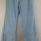 GIRLS BLUE SPORT PANTS SOCCER SIDE STRIPES SIZE SMALL OLD NAVY ZIPPERS ON LEGS