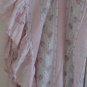 CANOPY BED COVER TOPPER Twin Princess Lilac White Floral Ruffles Shabby Chic