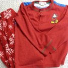 BOY GIRL PAJAMA SET HOUSE OF MICKEY MOUSE DISNEY XS 4 WARM COZY CHRISTMAS WINTER