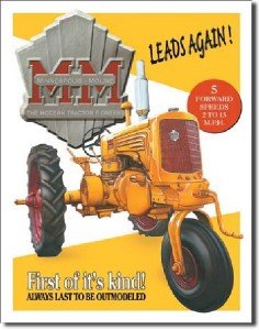 Minneapolis Moline Model YT Tractor Ad   New Metal Sign