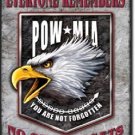 WWII  Legend Studios  POW  MIA Eagle - New Metal Sign