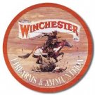 Winchester Express Firearms and ammo - Round Metal Sign