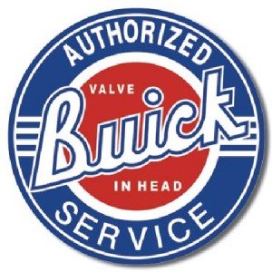 Authorized Buick Service Logo  - New Metal Sign