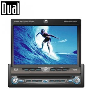 Dual XDVD8180 AM/FM/CD/MP3/WMA Receiver 7" LCD Monitor