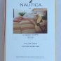 NAUTICA AVIGNON STRIPE Standard PILLOW SHAM SOUTHWEST Colors Red Gold Clay Green 100% Cotton New