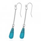 Turquoise & CZ Earrings - SECRET FASCINATION