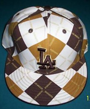 New Era 59Fifty Fitted Cap Brown, Tan, White Los Angelos "LA" 7