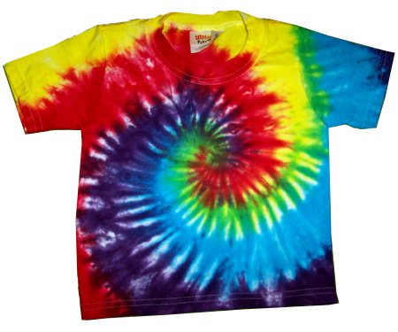 Custom Tie Dye Toddler Hippie Organic Cotton T Shirt Tiedye Hand Dyed
