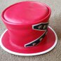 Confederate Flag Custom Made Leather Hat - Skynyrd style.