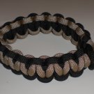 Paracord Bracelet - Black and Tan