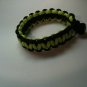 Paracord Bracelet - Black and Neon Green