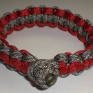 Paracord Bracelet - Digi Camo and Red
