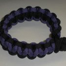Paracord Bracelet - Black and Purple