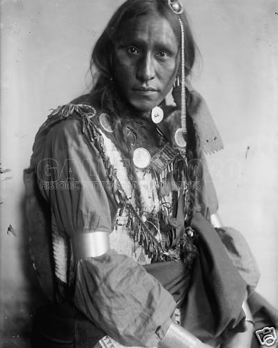 payment bill com 8 BILL WAR BUFFALO PHOTO WHITE BONNET AMERICAN NATIVE INDIAN