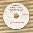 Historical Jewish Cookbooks on CD in PDF Format
