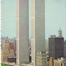 Twin Towers of the World Trade Center, New York City ~ VINTAGE ~ Unused [322]