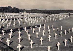RPPC ~ GRAVES AREA, American Cemetery & Memorial, Cambridge ~ VINTAGE ~ Unused [322]