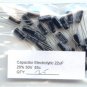 25pcs - 22uF Electrolytic Capacitor 50V (uF 22 Mf 22mF)