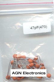 20pcs - 47pF (0.047nF 470)Ceramic Capacitors 50V (47 pF